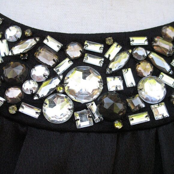 NWT French Connection Black Satin Dress - Picture 3 of 10